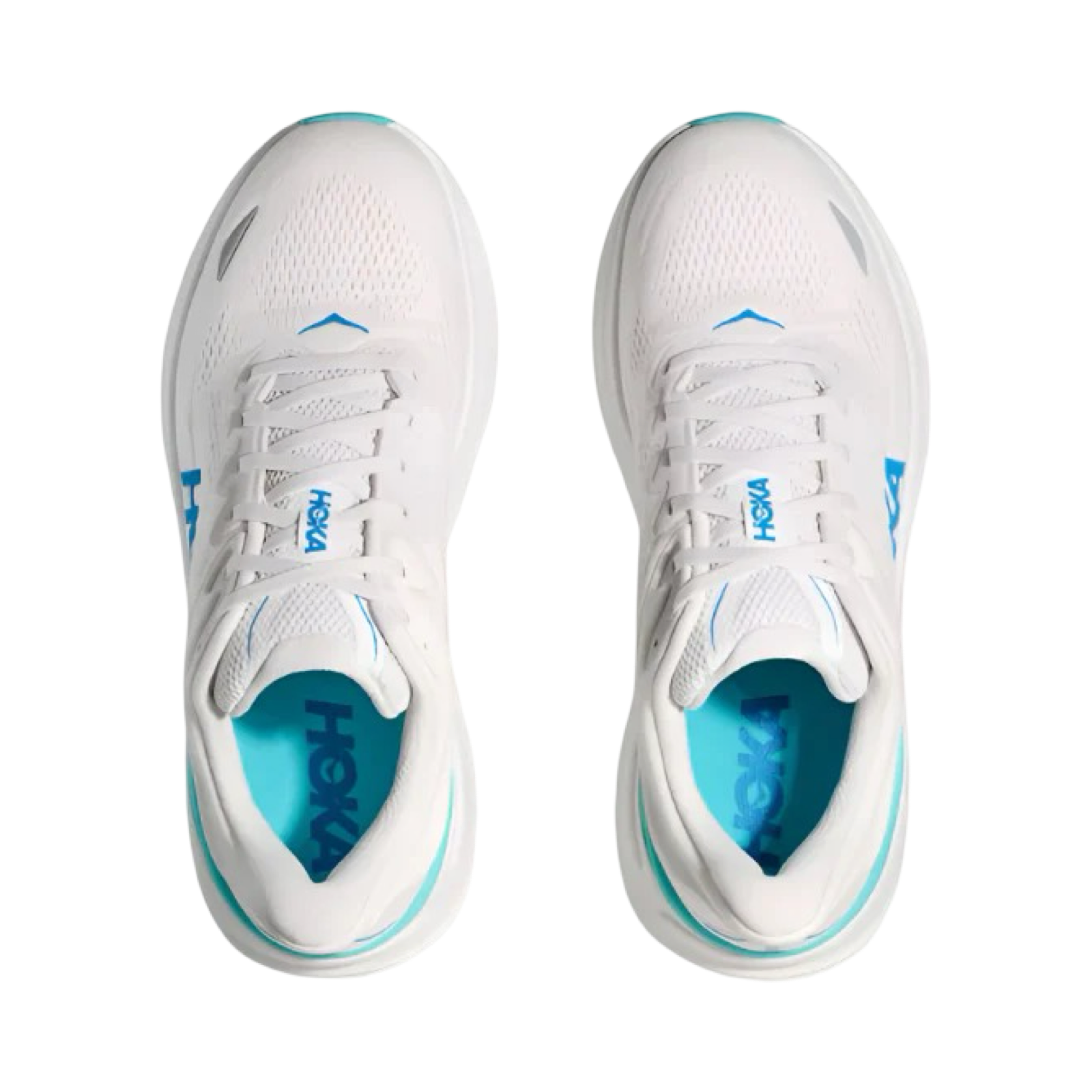 Men's Hoka Bondi 9 D Width White Blue