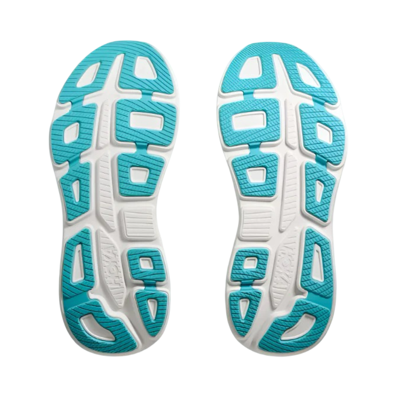 Men's Hoka Bondi 9 D Width White Blue