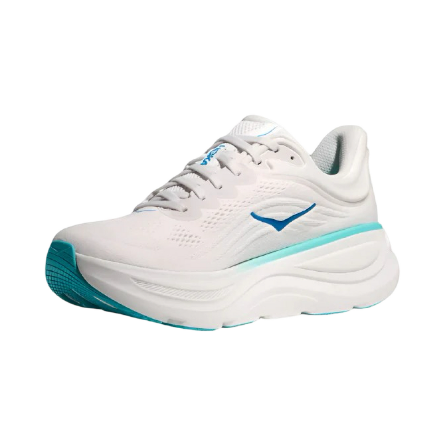 Men's Hoka Bondi 9 D Width White Blue