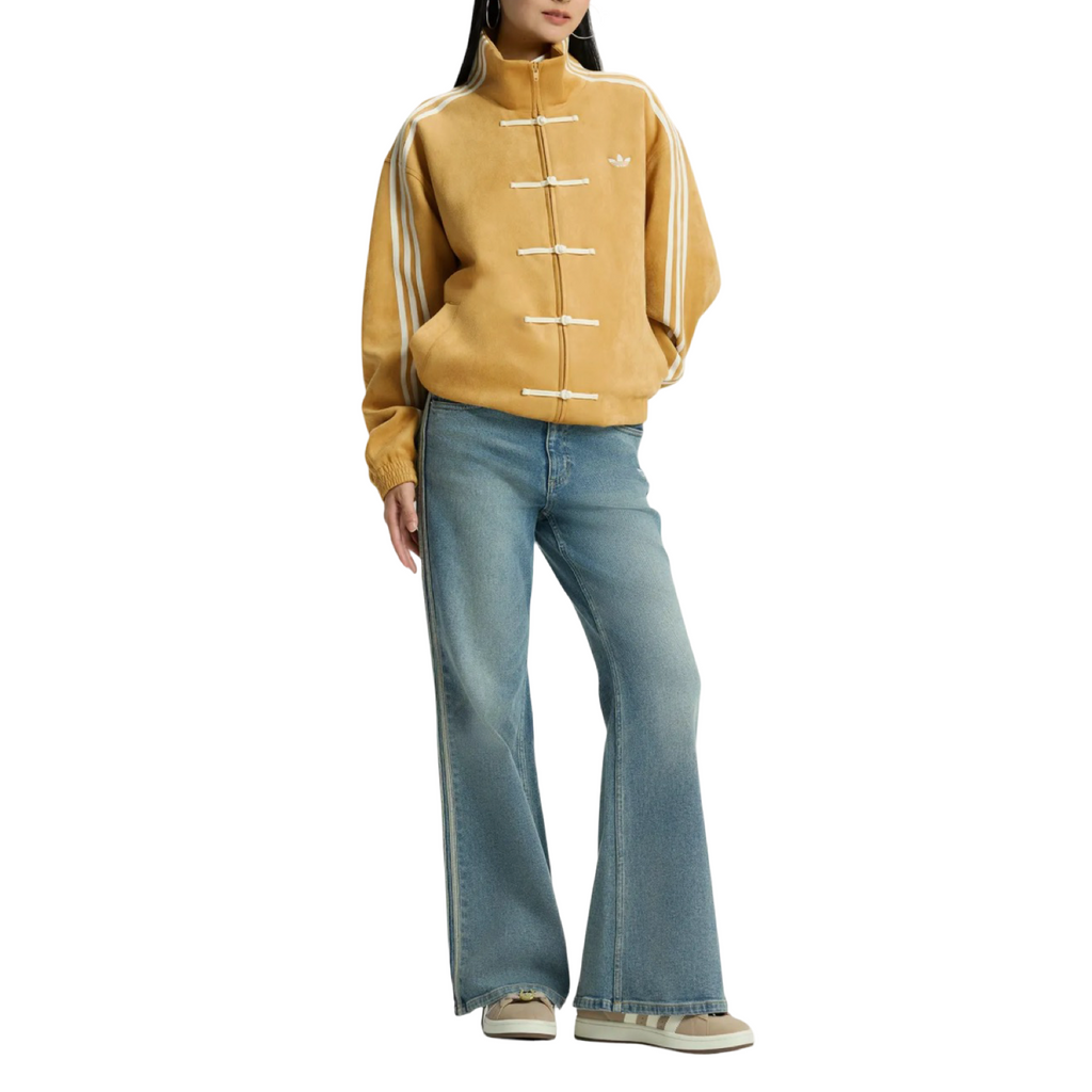 Adidas CTT Chinese Track Top 3.1 Gender Neutral Jacket (Asian Sizing) Oat Yellow