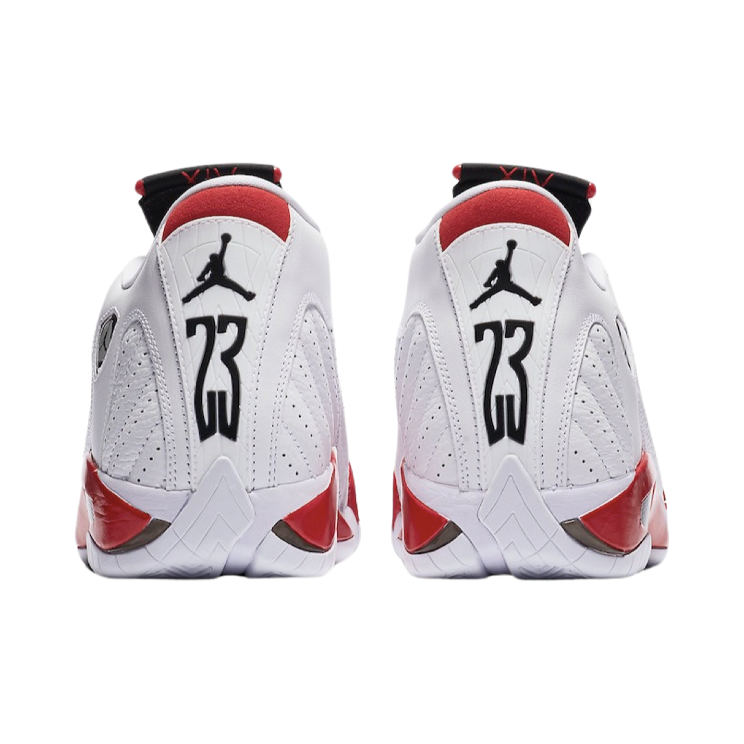 Air Jordan 14 Retro Candy Cane White Black Varsity Red