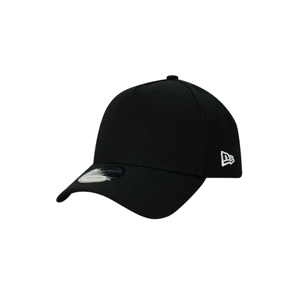 New Era 940 A-Frame Blank Black Snapback Cap