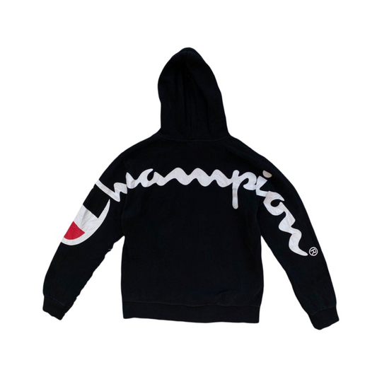 Supreme x Champion Back Script Hoodie