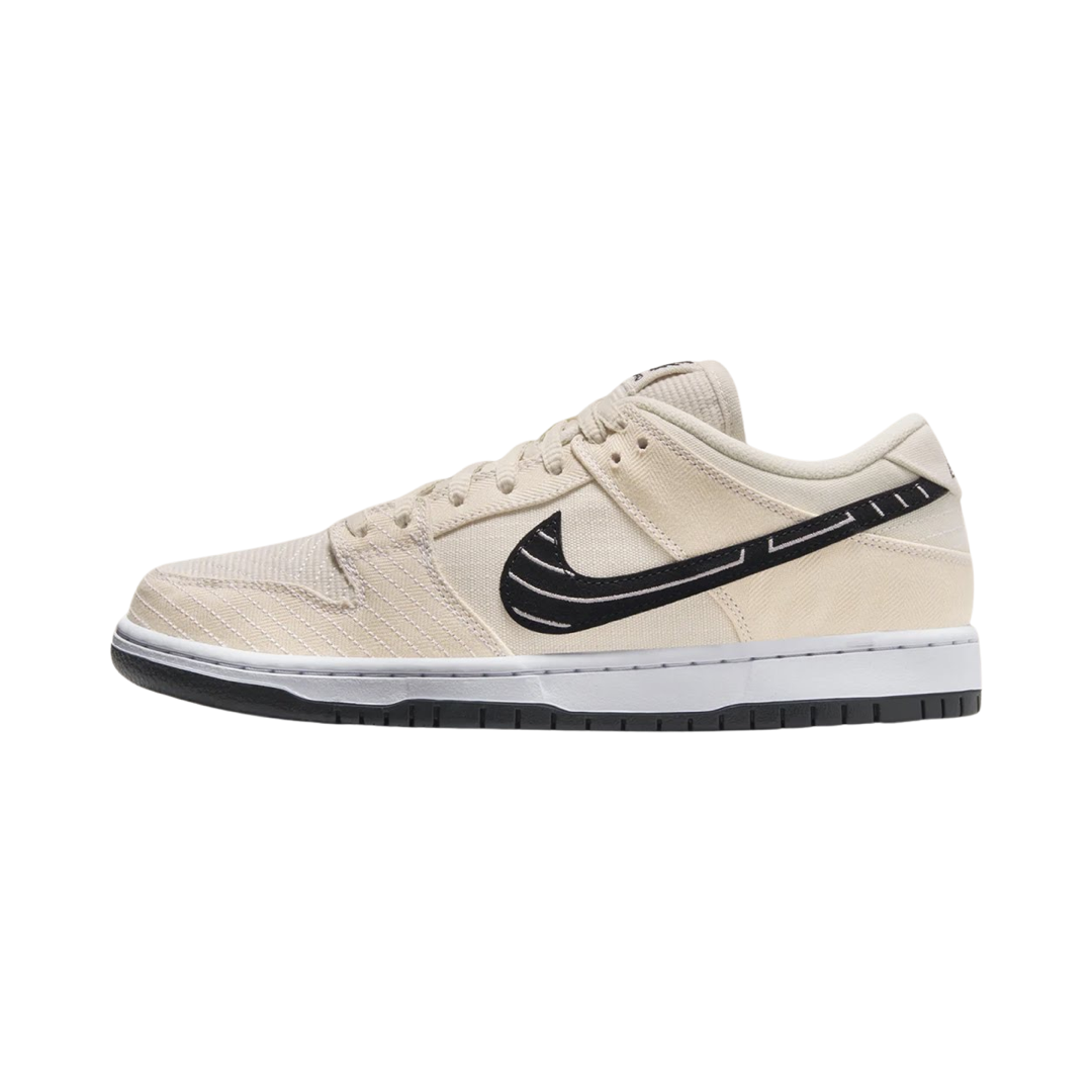 Nike SB Dunk Low Albino & Preto Fossil Black