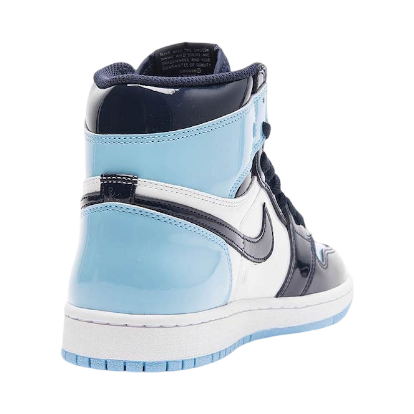 Women's Air Jordan 1 Hi OG Blue Chills UNC Patent Obsidian Blue Chill White