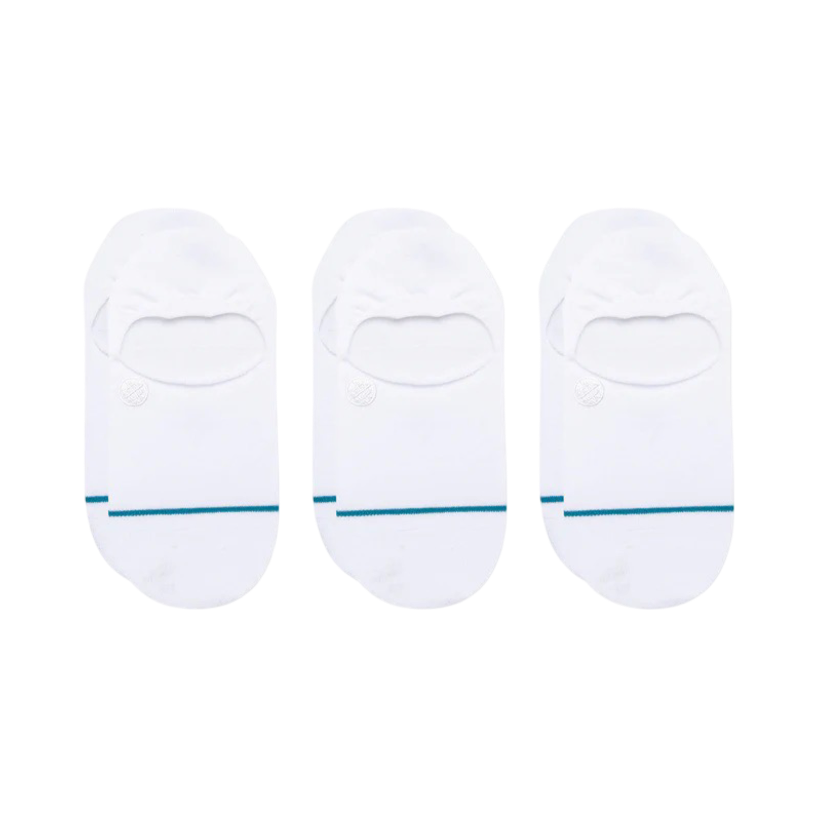 Stance Icon No Show Sock 3 Pack White / White