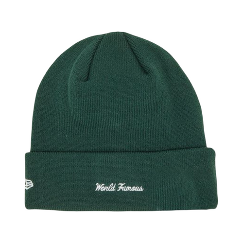 New Era x Supreme Beanie Green Red FW22