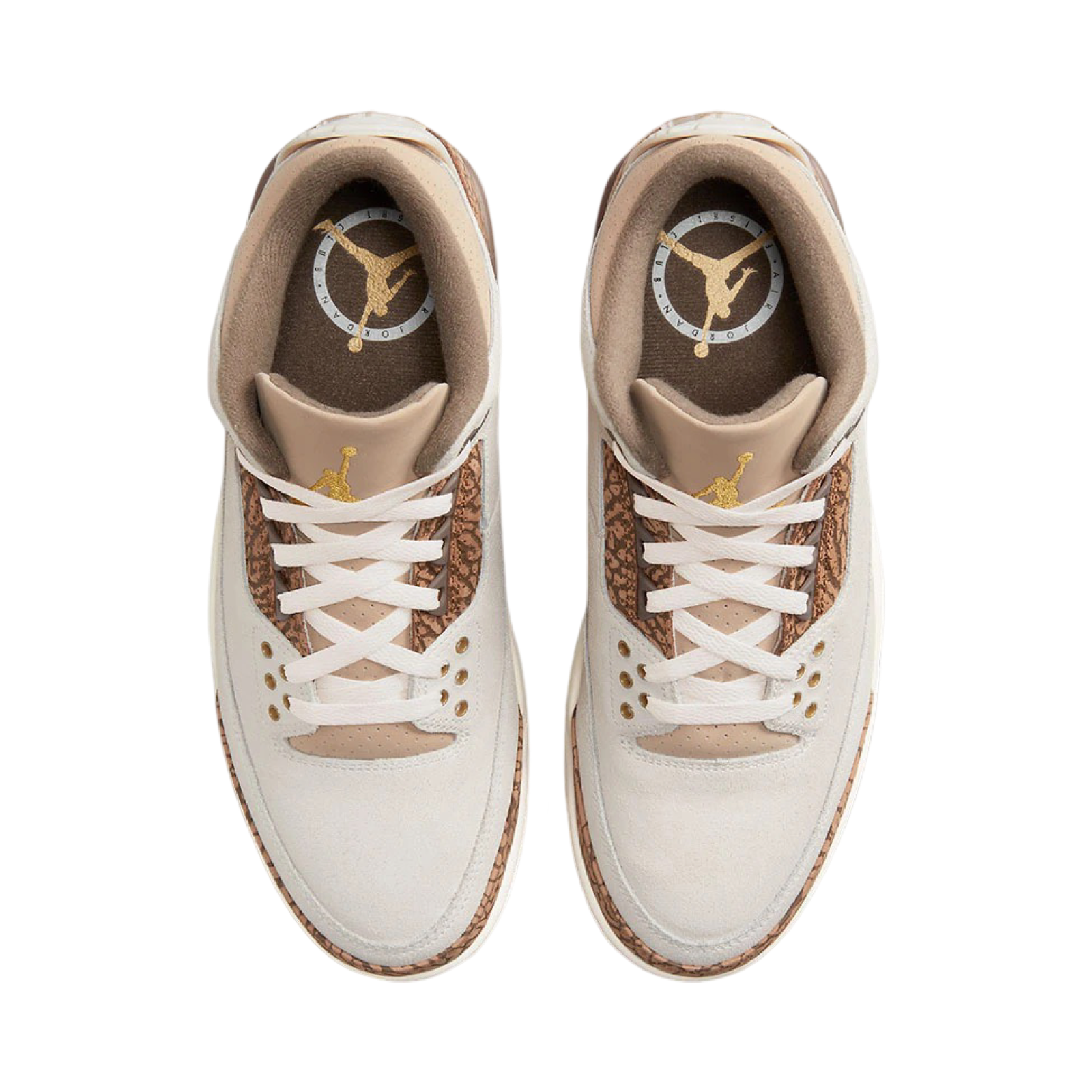 Air Jordan 3 Light Orewood Brown Metallic Gold