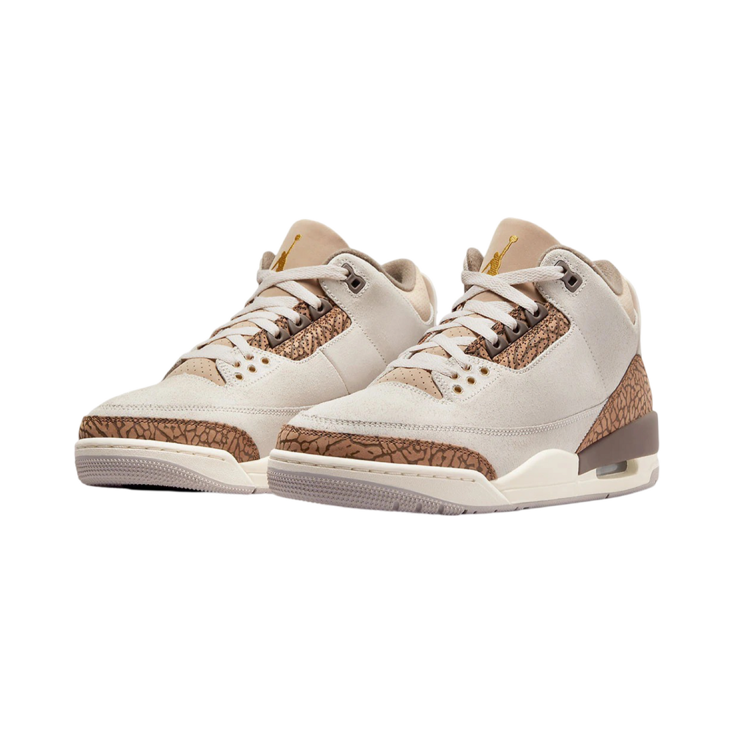 Air Jordan 3 Light Orewood Brown Metallic Gold