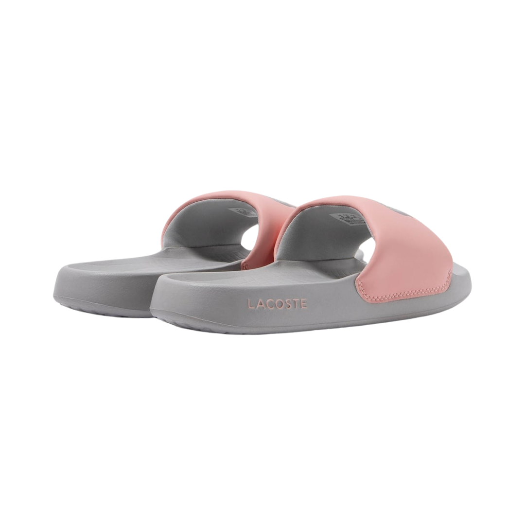 Women's Lacoste Serve Slide 1.0 Light Grey Pink