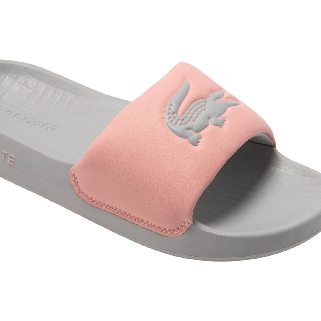 Women's Lacoste Serve Slide 1.0 Light Grey Pink