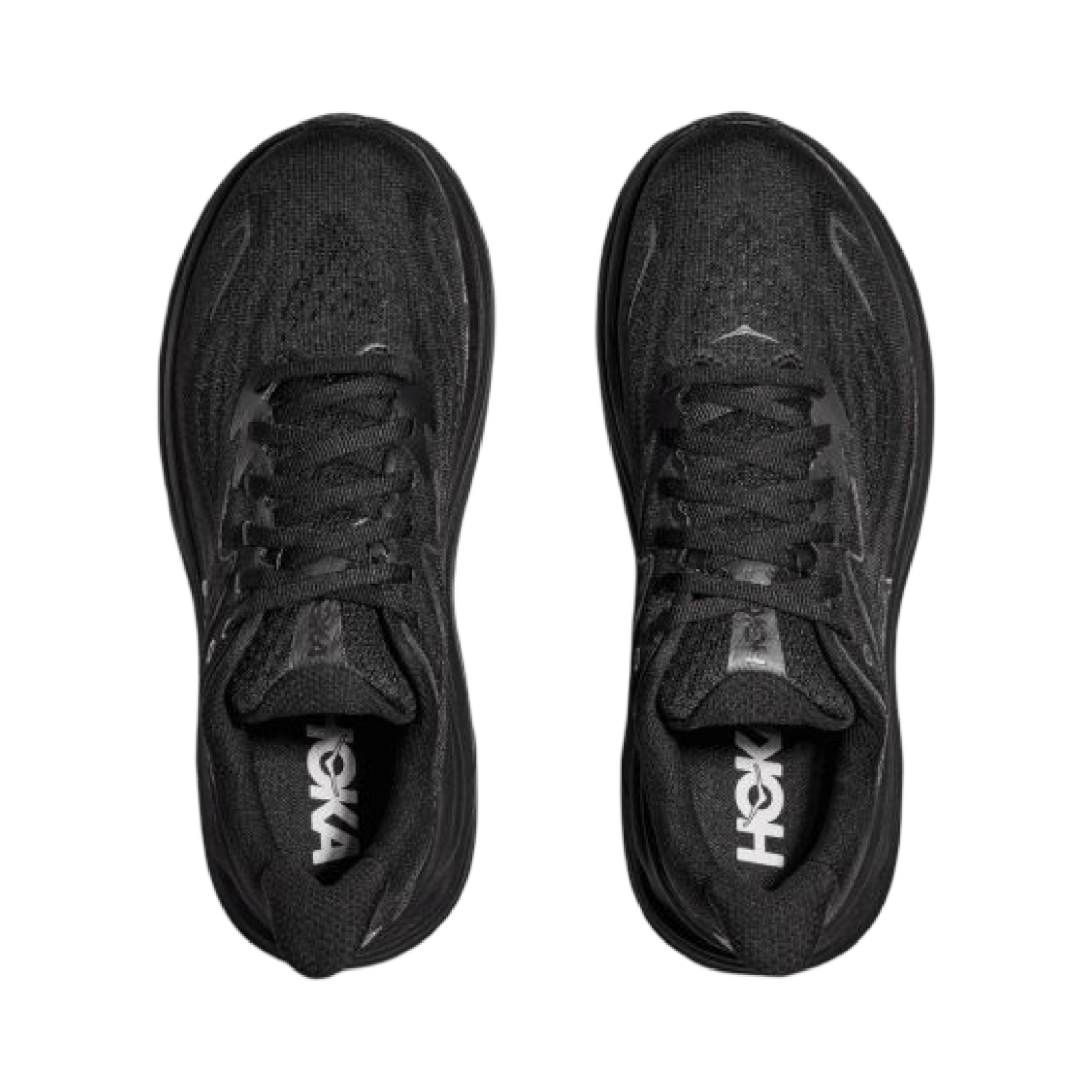 Men's Hoka Clifton 10 D Width Black Black