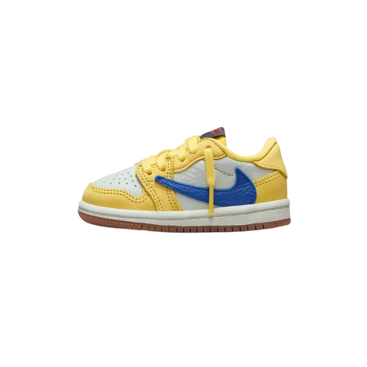 Toddler Air Jordan 1 Low OG SP TD Canary Racer Blue Light Silver