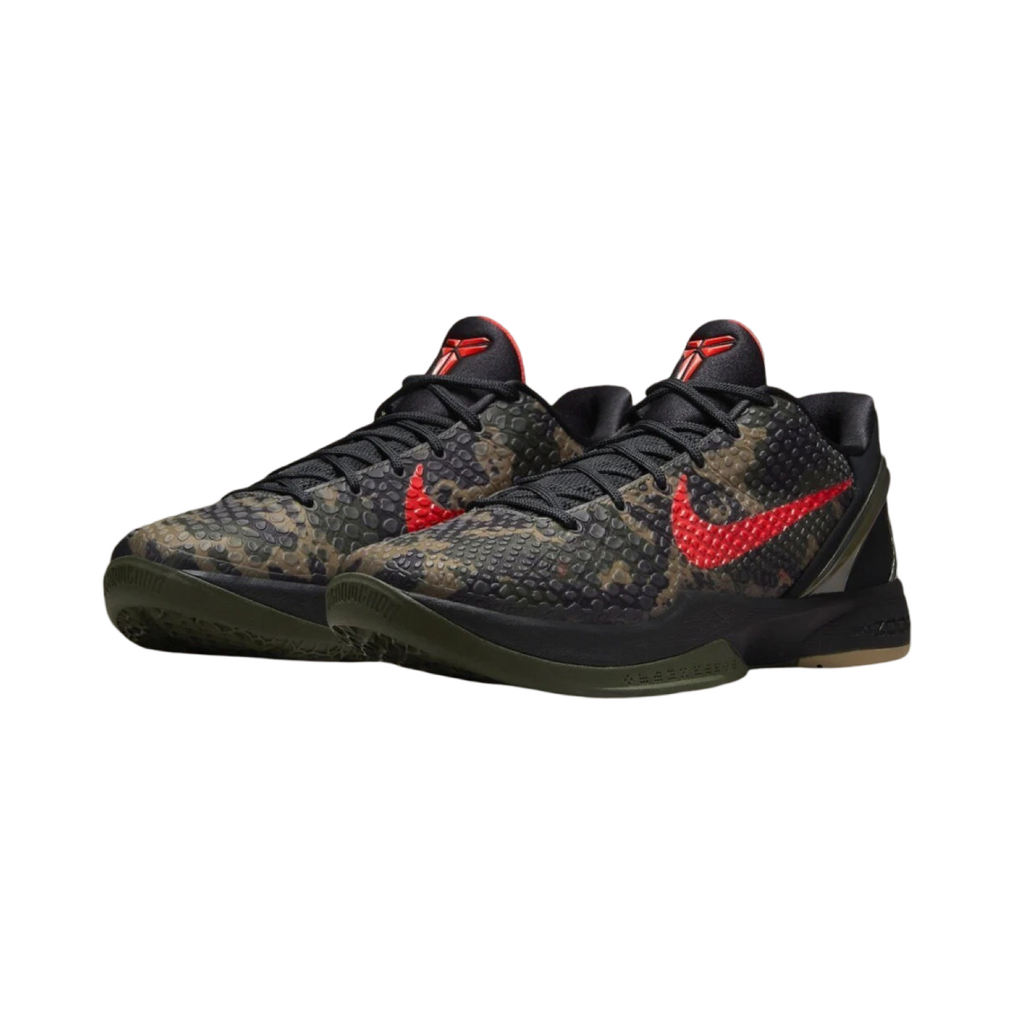 Nike Kobe 6 Protro Italian Camo Black Crimson Bog Khaki