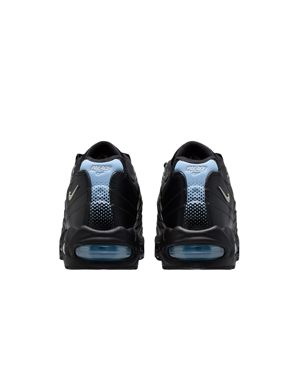 Nike Air Max 95 x Palace Big Bubble Metallic Silver Aluminum Black