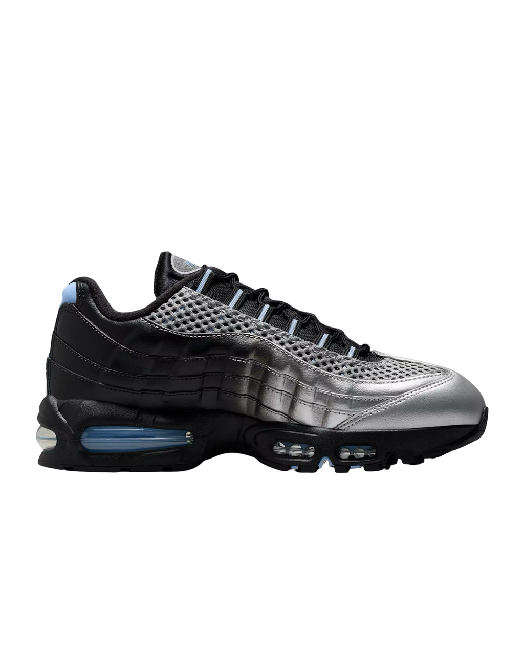 Nike Air Max 95 x Palace Big Bubble Metallic Silver Aluminum Black