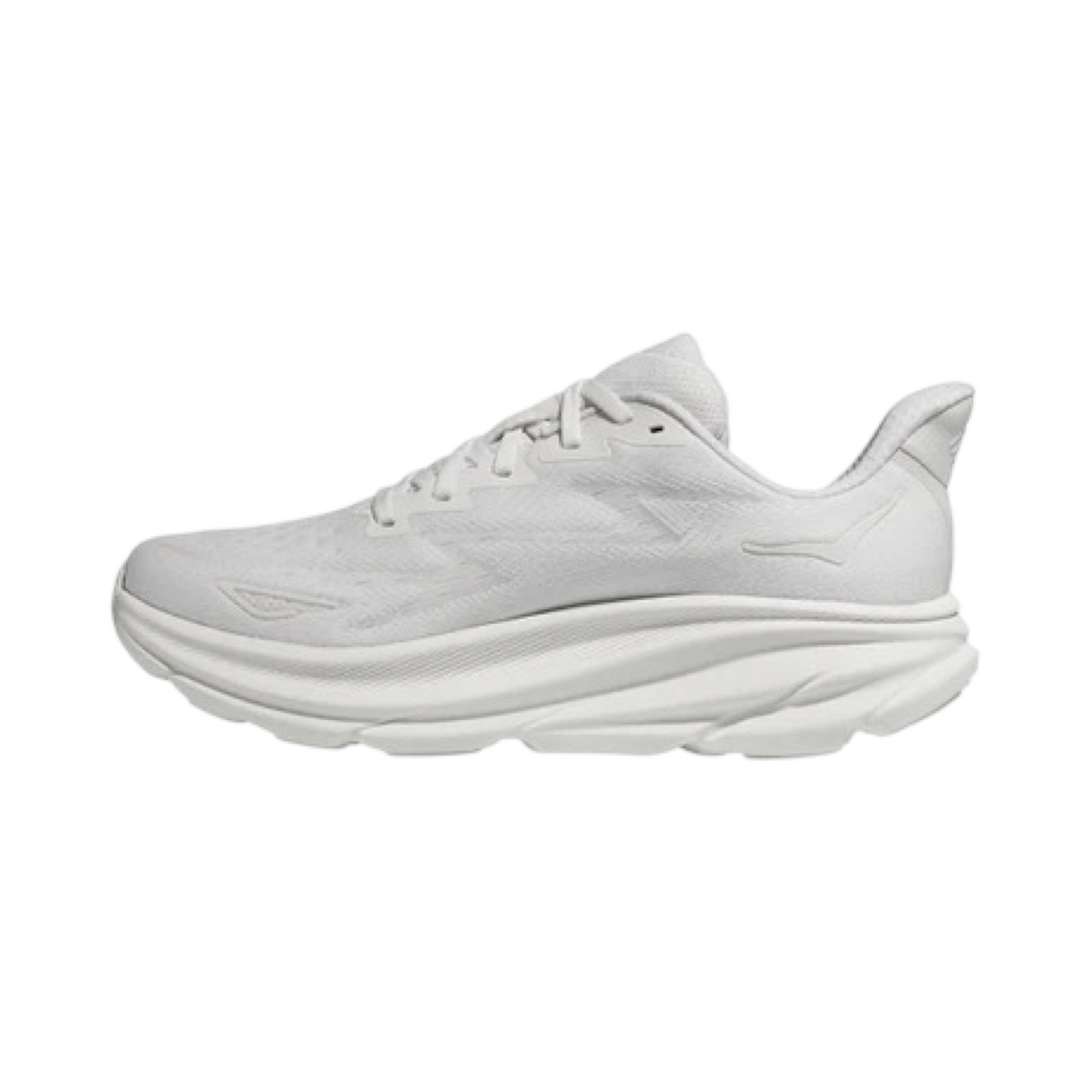 Men's Hoka Clifton 9 D Width White White