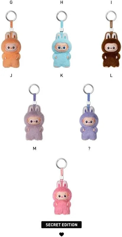 POP MART The Monsters Pin For Love Series Vinyl Plush Pendant A-M Blind Box (SINGLE)