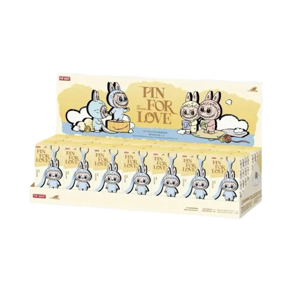 POP MART The Monsters Pin For Love Series Vinyl Plush Pendant A-M Blind Box (SINGLE)