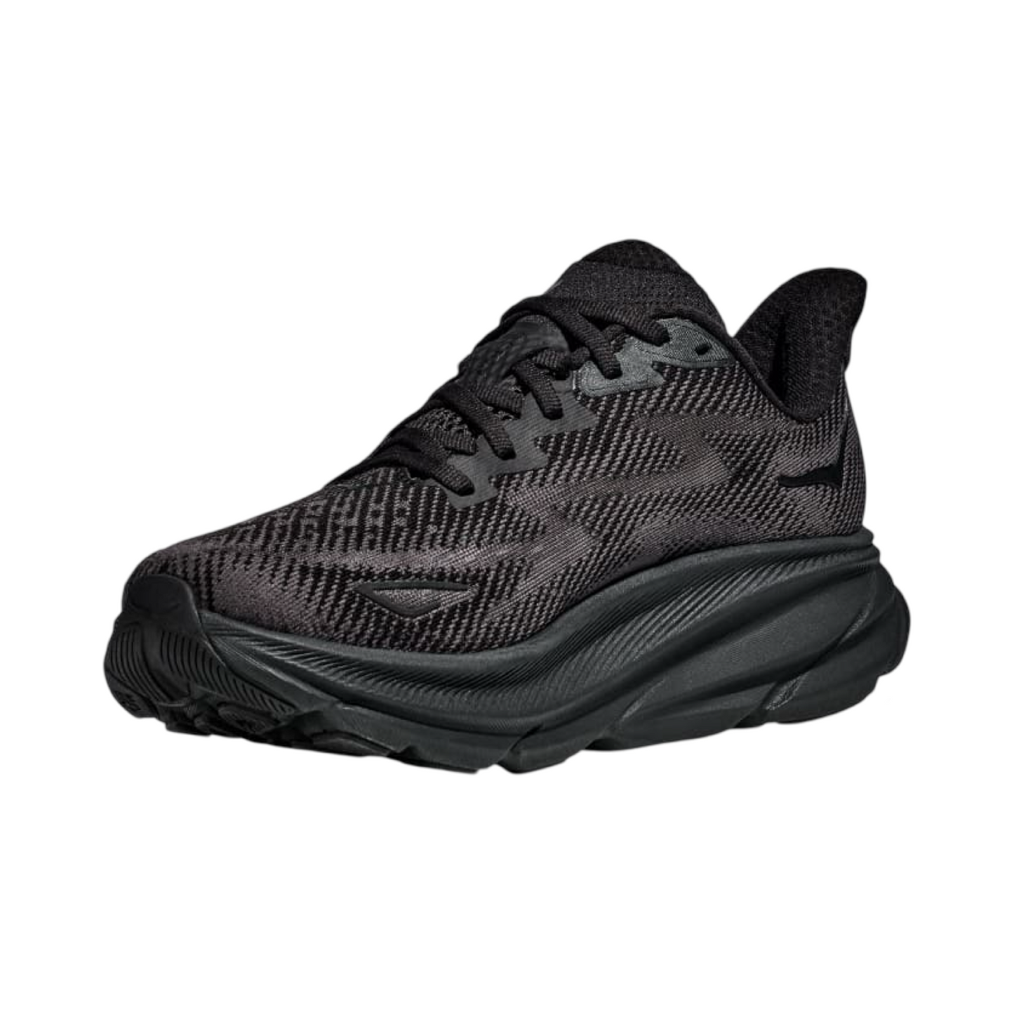 Women's Hoka Clifton 9 B Width Black Black