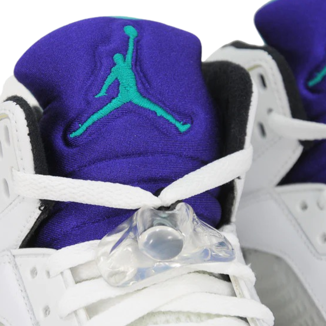 Air Jordan 5 White Grape 2008 White Emerald Grape Ice Discoloured Mesh