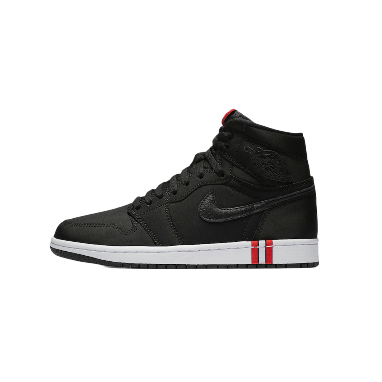 Air Jordan 1 Retro High Paris Saint Germain Black White Challenge Red