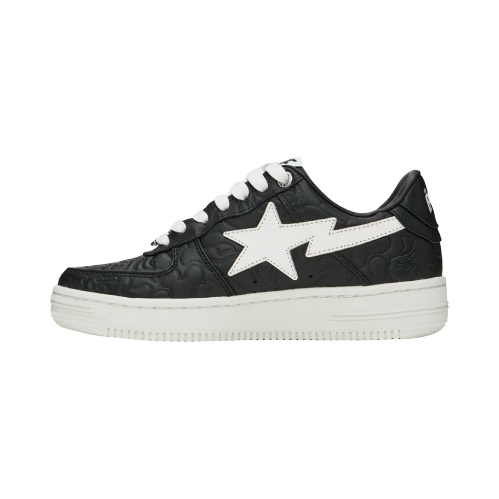 A Bathing Ape Bapesta Low #3 Camo Black White