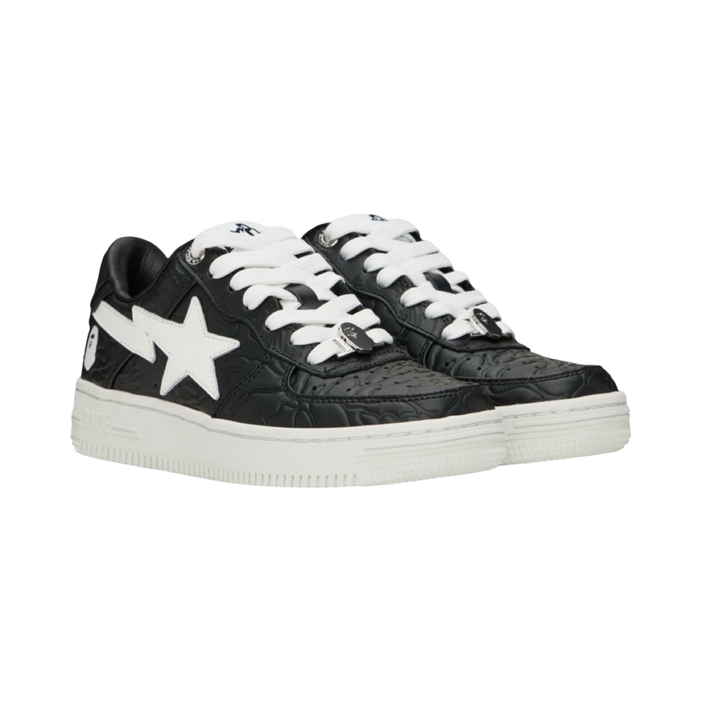 A Bathing Ape Bapesta Low #3 Camo Black White