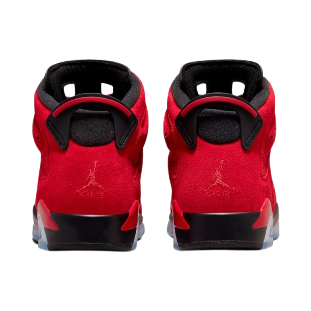 Air Jordan 6 Retro GS Toro Bravo Varsity Red Black Grade School 384665-600