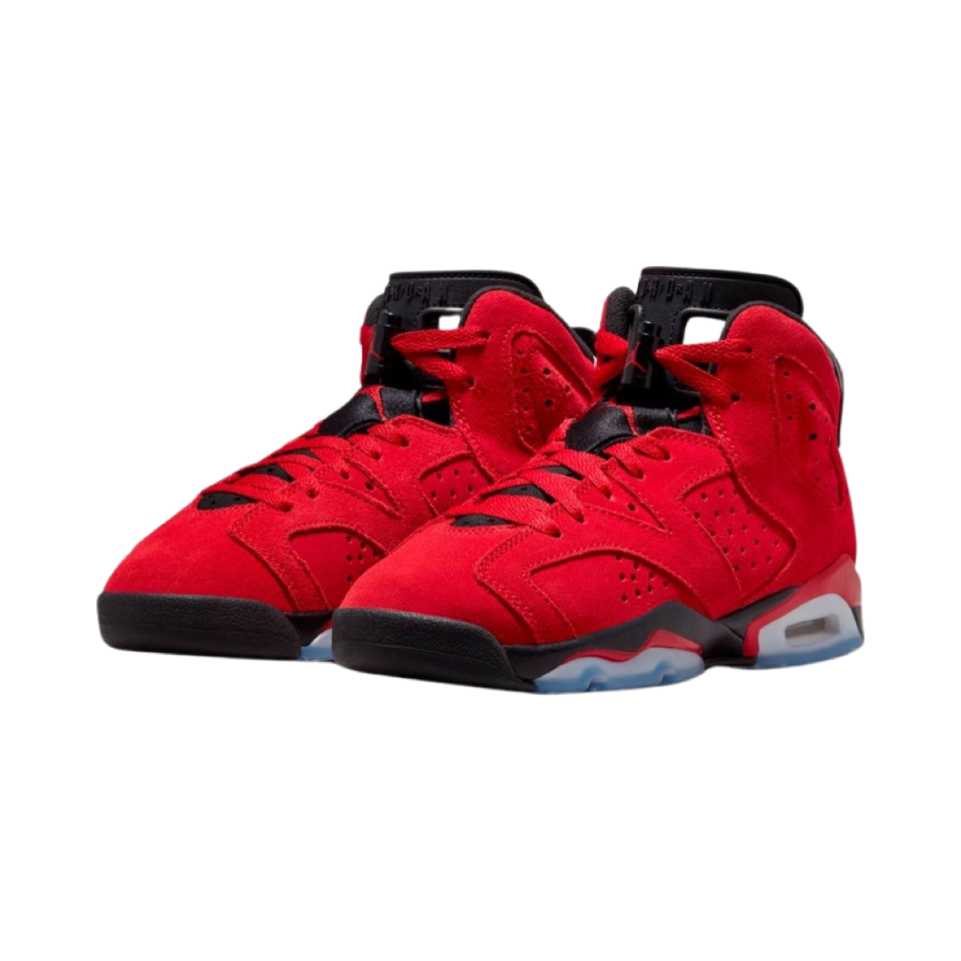 Air Jordan 6 Retro GS Toro Bravo Varsity Red Black Grade School 384665-600