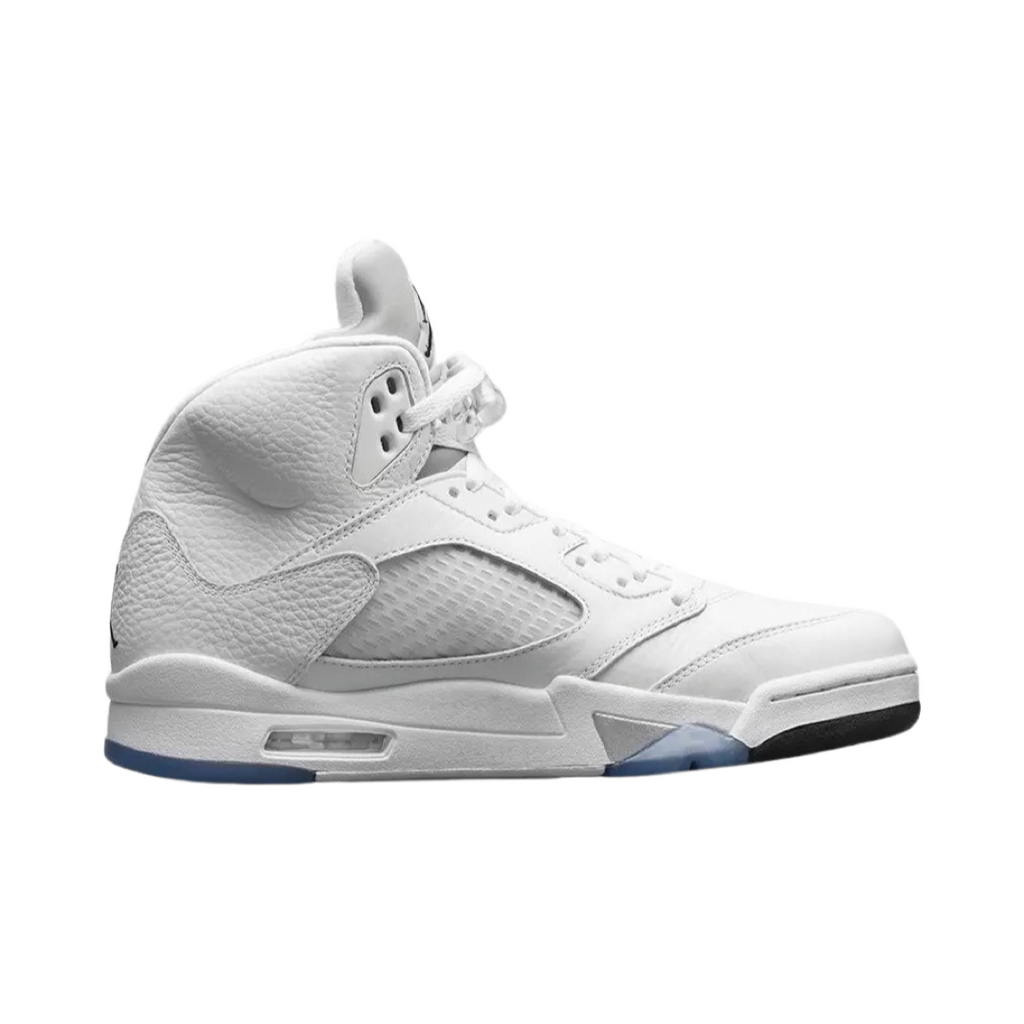 Air Jordan 5 Retro White Metallic Silver
