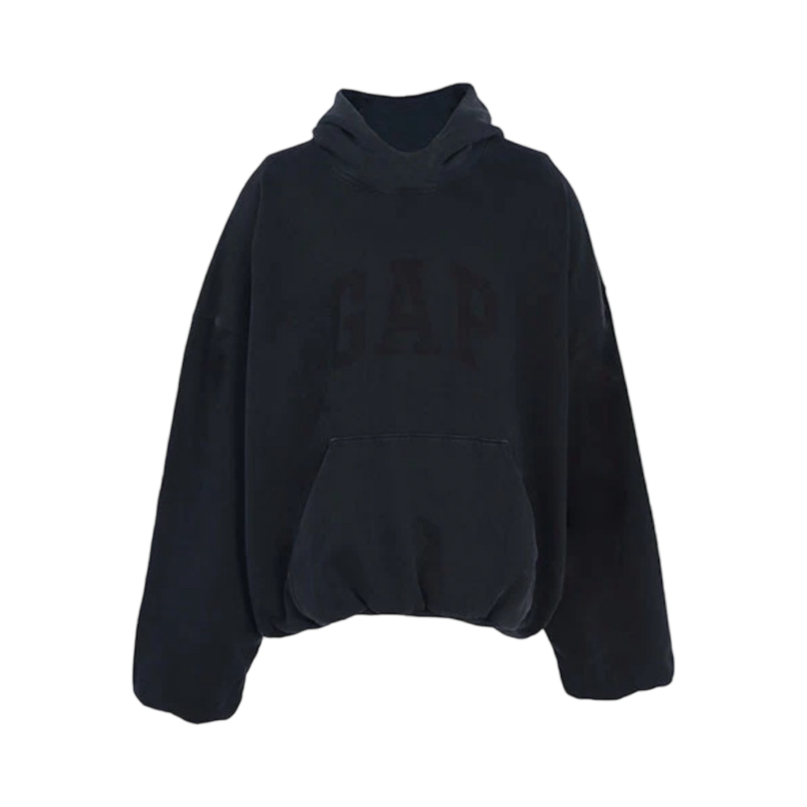 Yeezy Gap Engineered by Balenciaga Dove Washed Black Hoodie