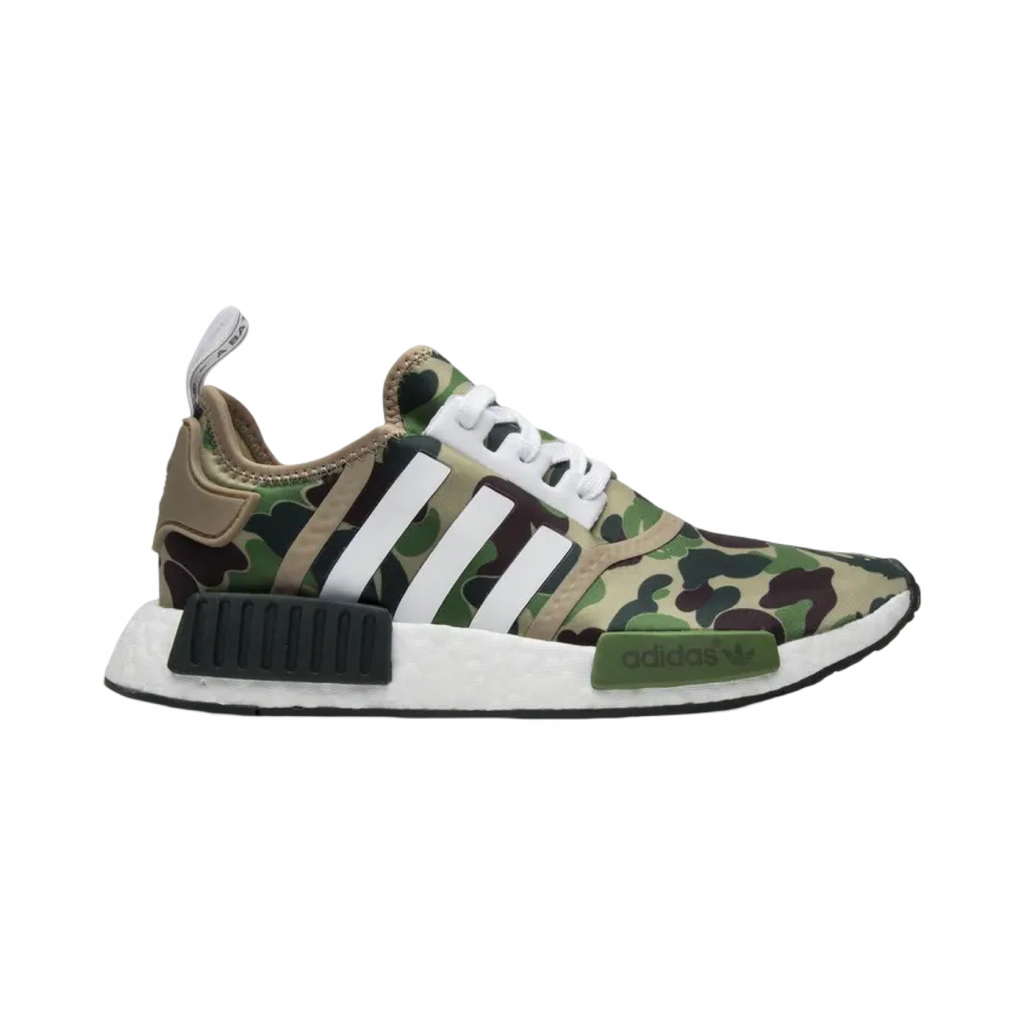Adidas NMD R1 Bape Olive Camo