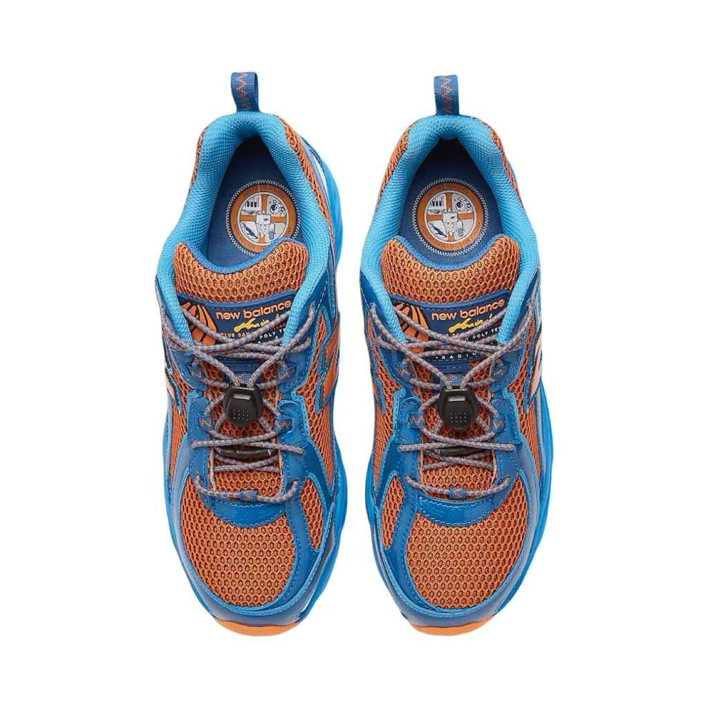 New Balance 740v2 Aminé Benson Tech  Snorkel Blue Persimmon Orange