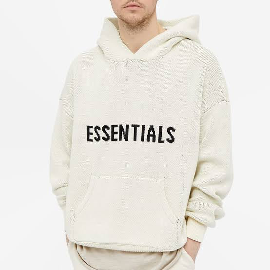 Fear Of God Essentials Knit Cream Sweater SS21