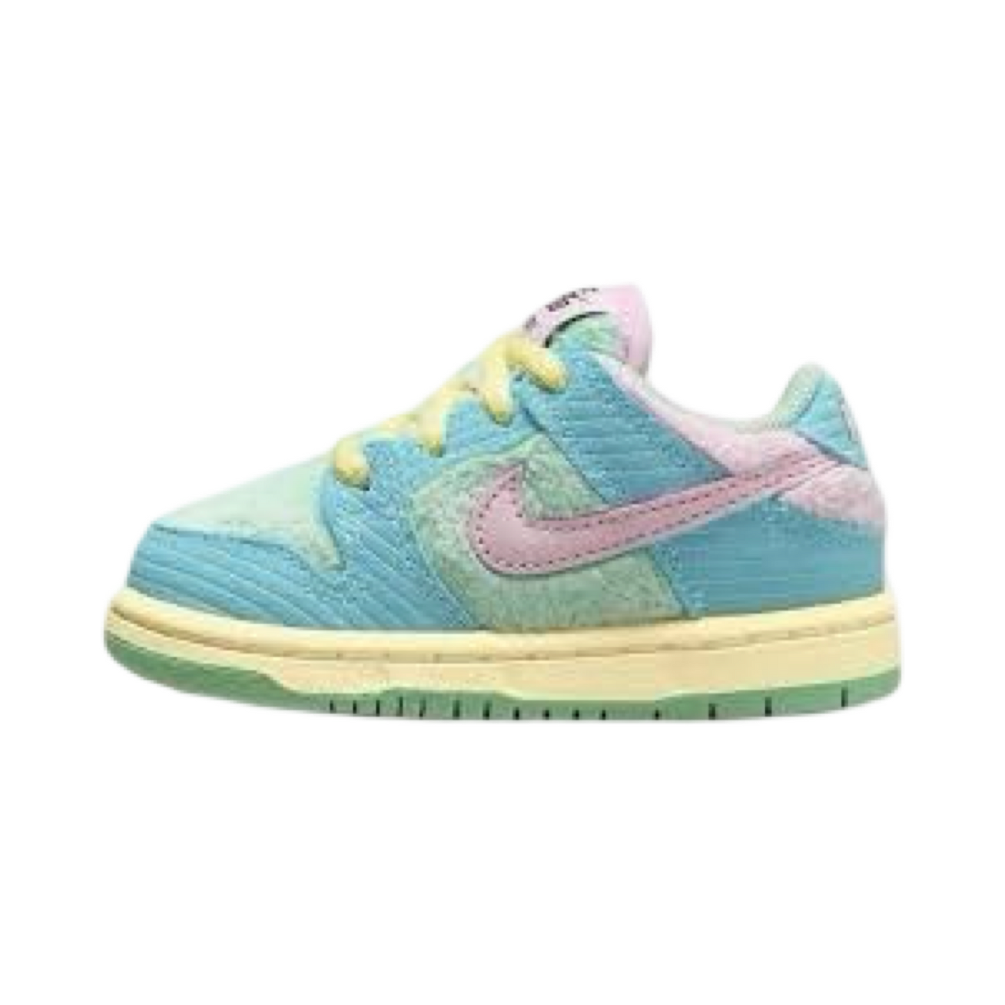 Toddler Nike SB Verde Dunk Low Pro Blue Gaze Arctic Pink