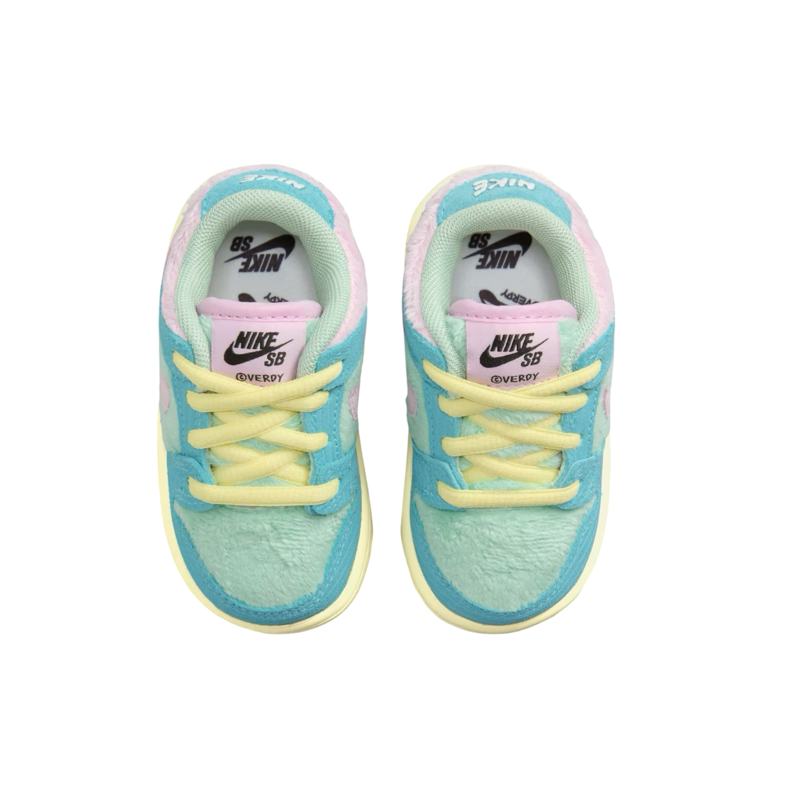 Toddler Nike SB Verde Dunk Low Pro Blue Gaze Arctic Pink