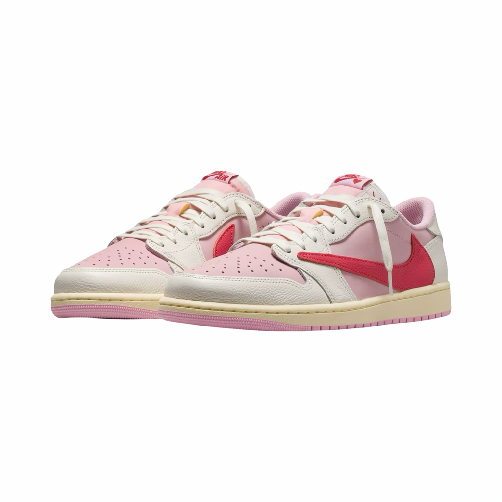 Travis Scott x Air Jordan 1 Retro Low OG SP Tropical Pink IQ7604-101
