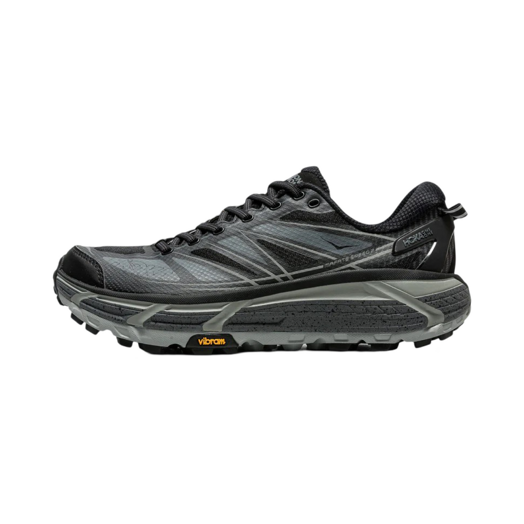 Hoka Mafate Speed 2 Black Castlerock Grey