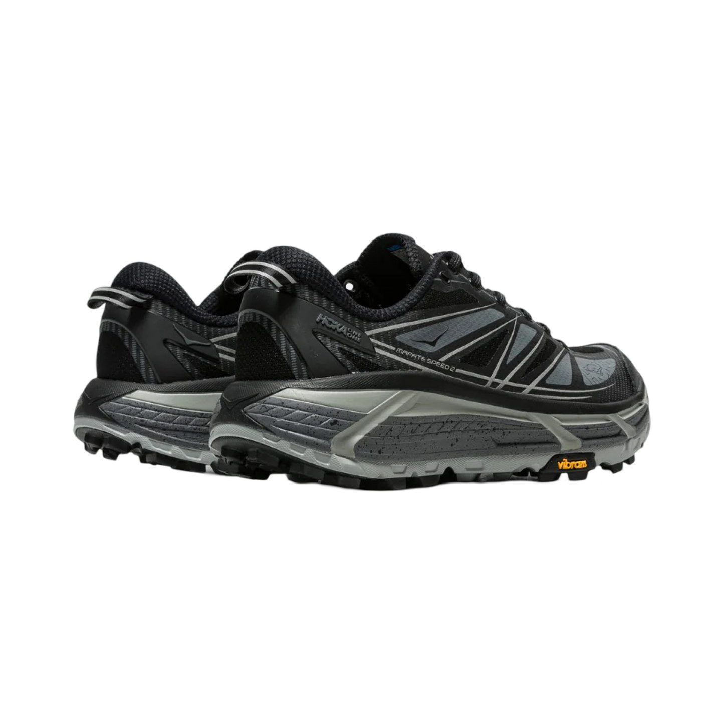 Men's Hoka Mafate Speed 2 Black Castlerock Grey