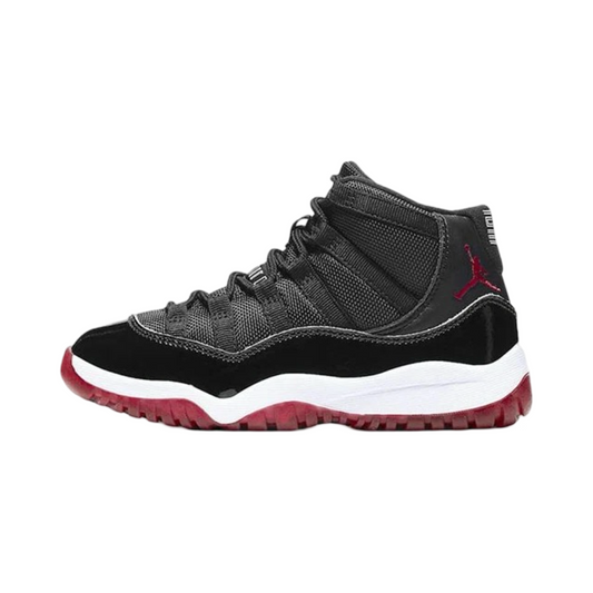 Kids Air Jordan 11 Retro (PS) Black Varsity Red White