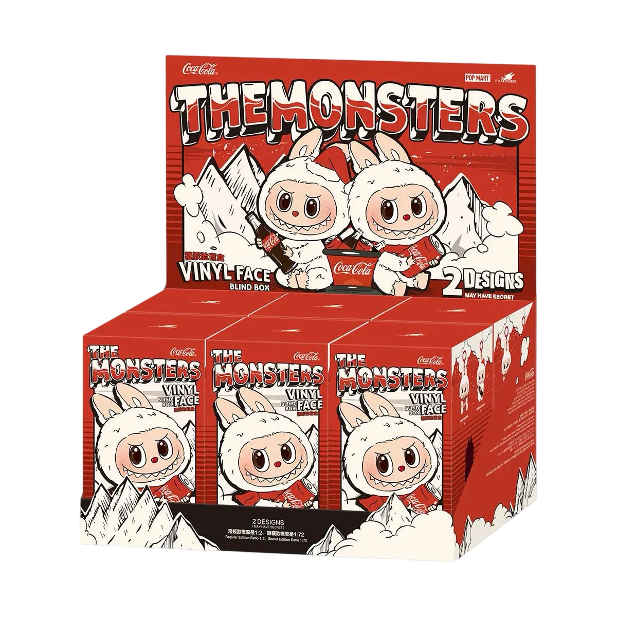 POP MART Labubu The Monsters - Coca Cola Vinyl Face Blind Box (SINGLE)