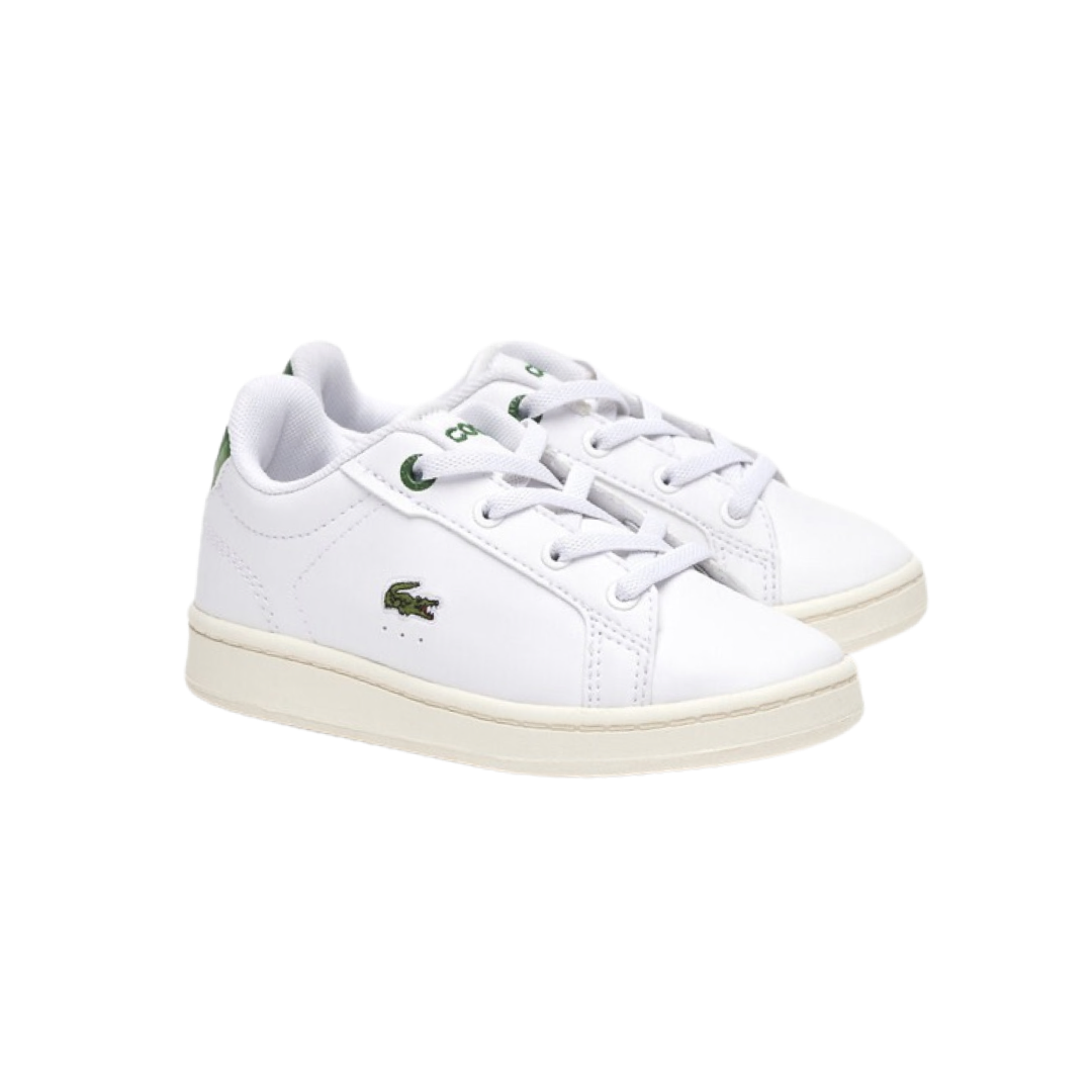 Toddler Lacoste Carnaby White Green