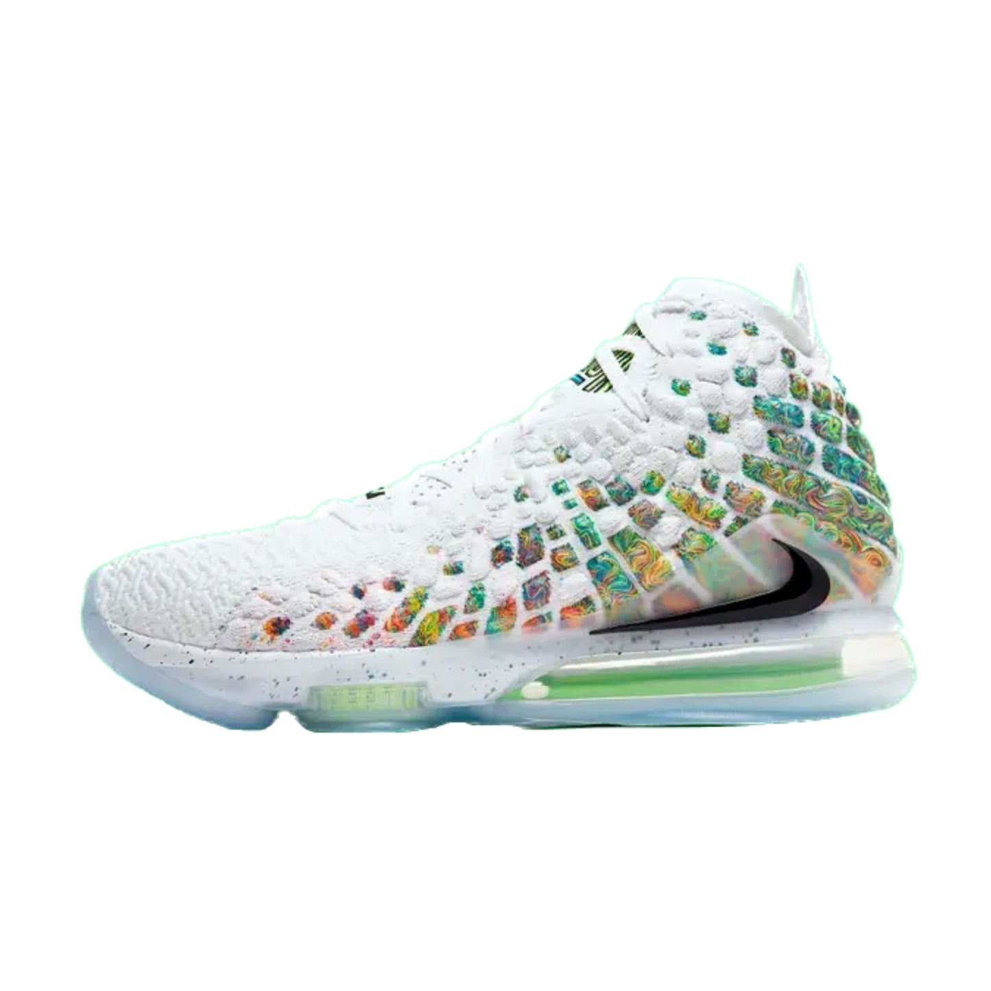 Nike Lebron XVII Command Force GS White Black Multicolour