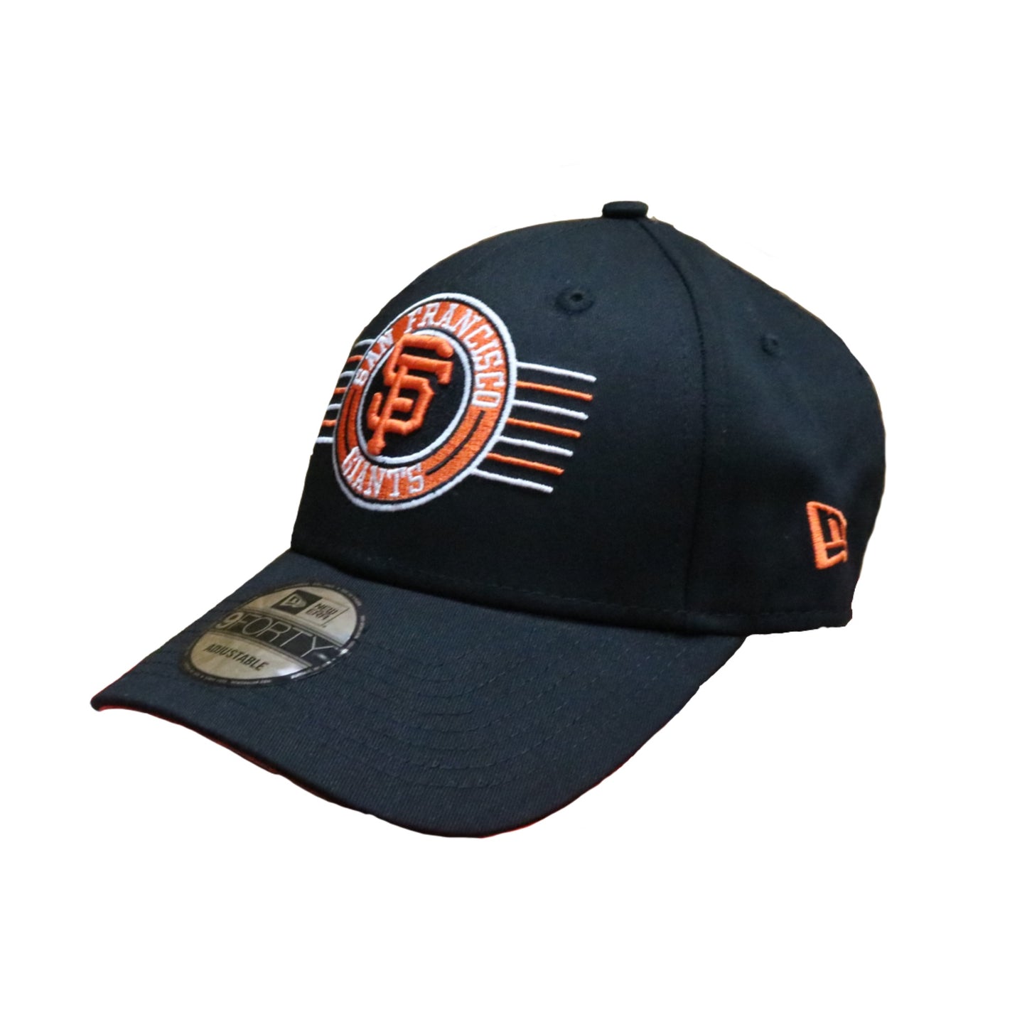 New Era 9Forty San Francisco Giants Badged Cloth Strap Black Cap