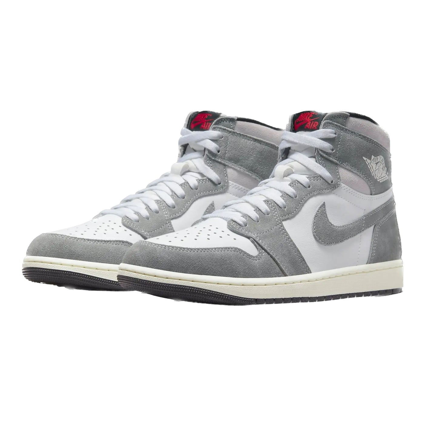 Air Jordan 1 Retro High OG Washed Black Fire Red Light Smoke Grey Sail