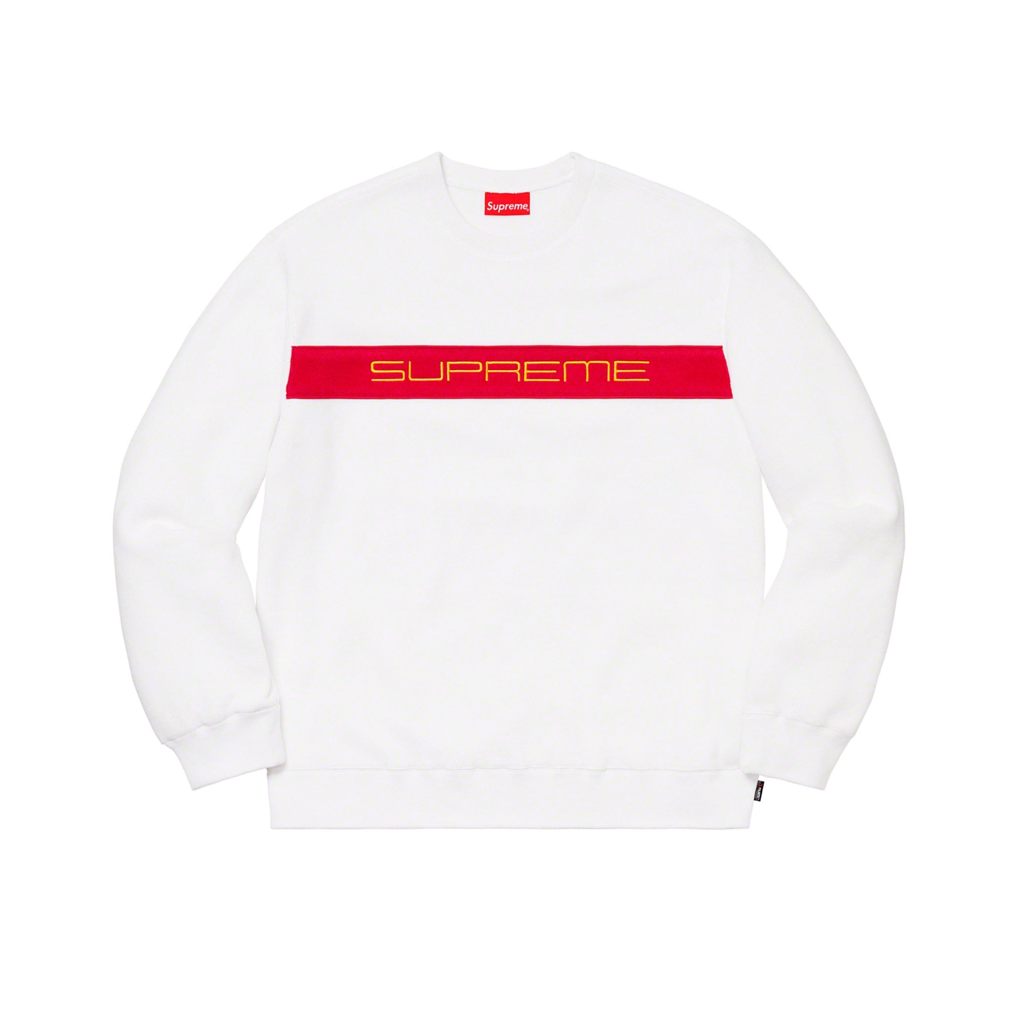 Supreme Polartec Crewneck White FW19