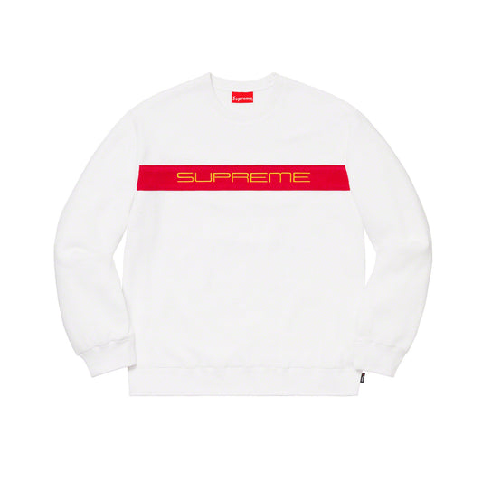 Supreme Polartec Crewneck White