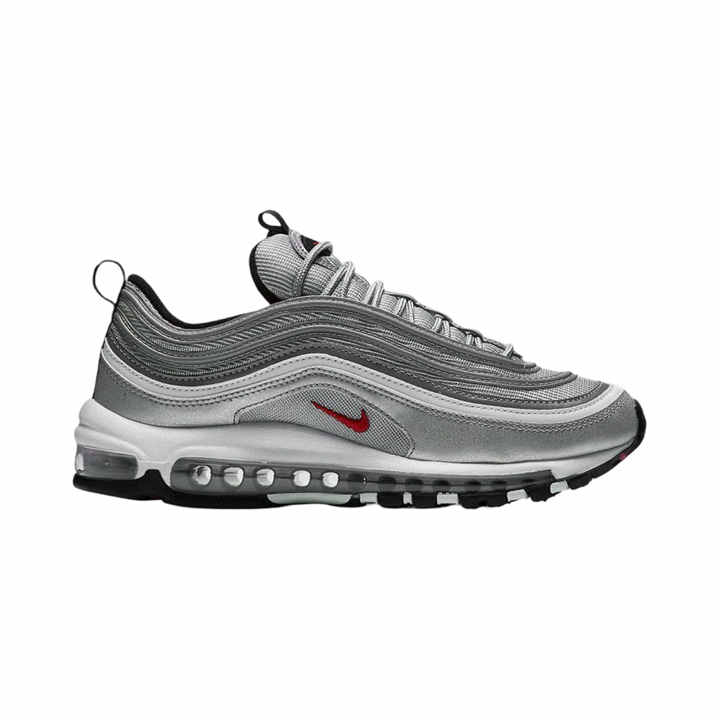 Nike Air Max 97 Silver Bullet Metallic Silver Black Red White 2017 884421-001