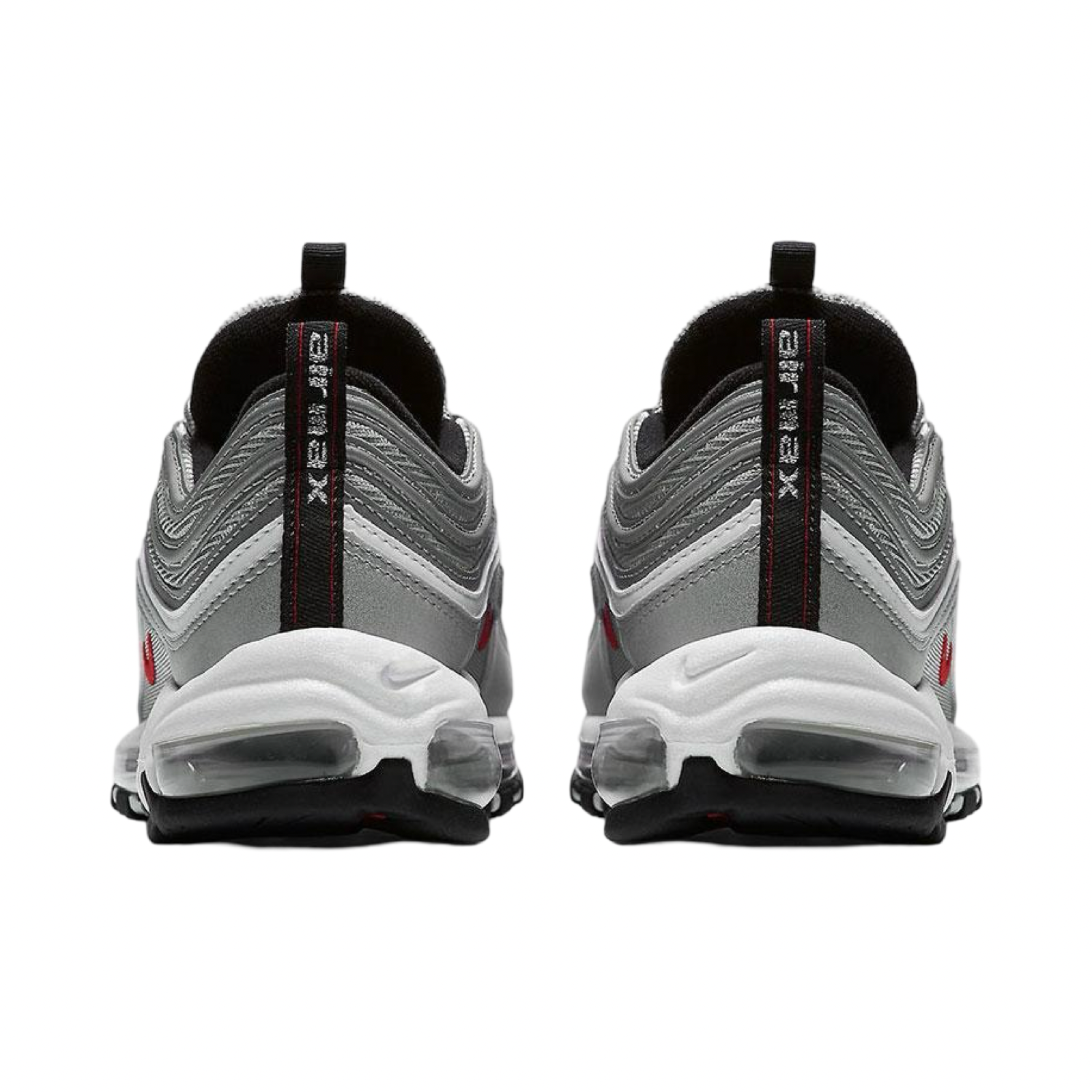 Nike Air Max 97 Silver Bullet Metallic Silver Black Red White 2017 884421-001